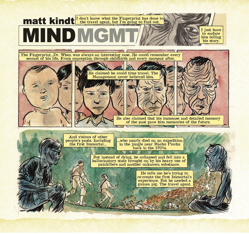 Illustration for article titled Mind MGMT Day 3: The Secret Origin of the Fingerprint